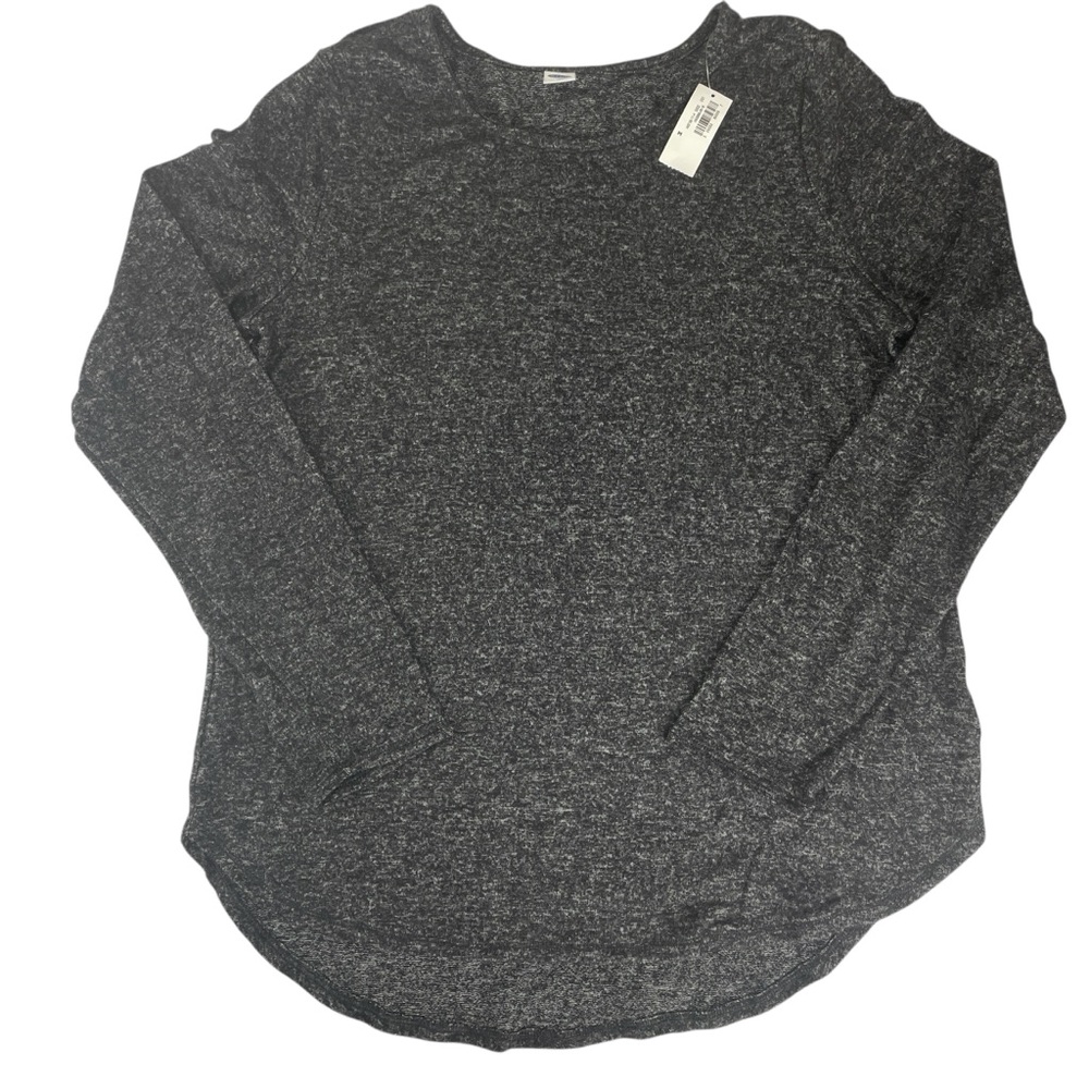 Old Navy Women’s Super Soft Charcoal Long Sleeve Shirt Size M NWT
